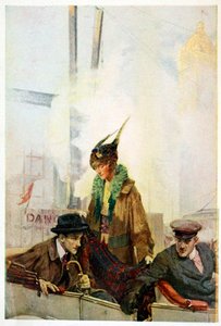 Die Heimkehr von Bibbs, aus The Turmoil, veröffentlicht 1915 von Charles Edward Chambers