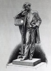 Hector Berlioz, nach der Statue von Alfred Lenoir im Square Vintimille, Paris, 1886
