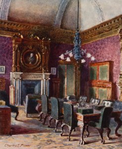 Der Sitzungssaal des Schatzamtes, Büro des Schatzkanzlers