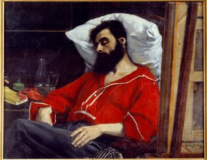 Der Genesende oder Verletzte von Charles Emile Auguste Carolus Duran