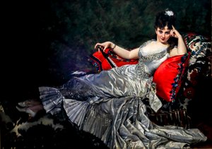 Porträt von Miss de Lancey