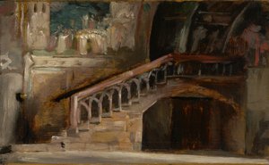Ansicht in der Unterkirche von San Francesco in Assisi, 1876 von Charles Emile Auguste Carolus Duran