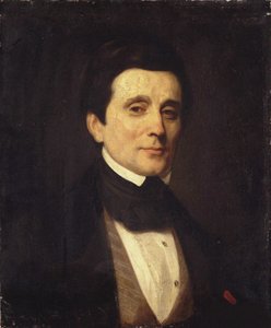 Porträt von Emile Deschamps von Charles Emile Callande de Champmartin