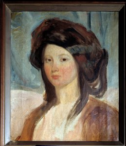 Porträt von Juliette Drouet (1806-1883), Schauspielerin und Geliebte von Victor Hugo von Charles Emile Callande de Champmartin