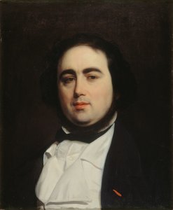 Porträt des Schriftstellers Jules Janin 1804-1874, ca. 1839 von Charles Emile Callande de Champmartin