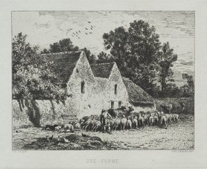 Ein Bauernhaus