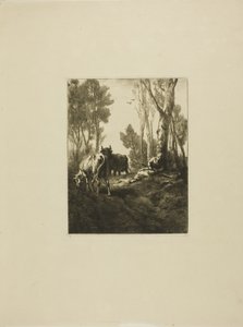 Kuhhirte von Charles Emile Jacque