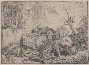 Bauernhof, ca. 1845