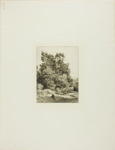 Landschaft mit Kuhhirte von Charles Emile Jacque