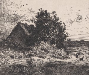 Le Buisson Kercassier, ca. 1875-80 von Charles Emile Jacque