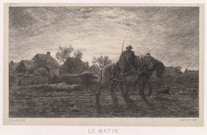 Morgen von Charles Emile Jacque