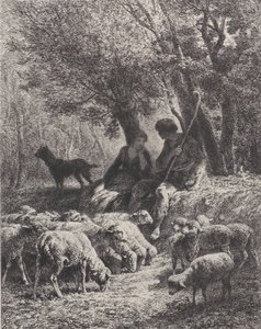 Pastorale Szene