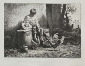 Petite, Petite von Charles Emile Jacque