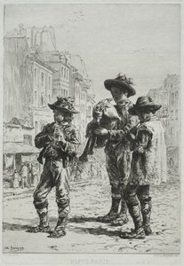 Pifferaris von Charles Emile Jacque