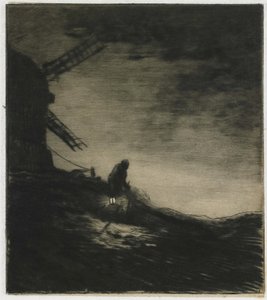 Die Mühle, 1848 von Charles Emile Jacque