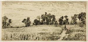 Weizenfeld von Charles Emile Jacque