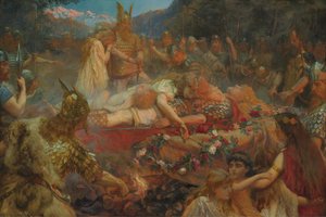 Tod eines Wikingerkriegers, 1909