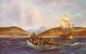 Ankunft der "1820" Siedler in der Algoa Bay