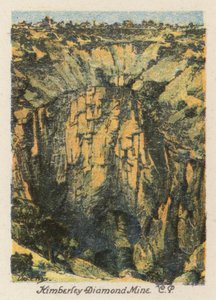 Südafrika: Kimberley-Diamantenmine, CP von Charles Ernest Peers
