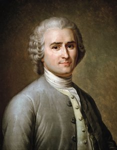 Porträt von Jean-Jacques Rousseau, Schweizer Philosoph