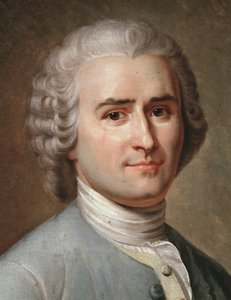 Porträt von Jean-Jacques Rousseau, Schweizer Philosoph (Detail)