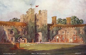 Knole House: Grüner Hof, Westen von Charles Essenhigh Corke