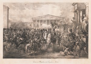 Einzug von Napoleon & Josephine in Mailand, frühes 19. Jahrhundert