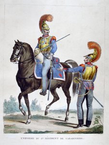 Uniform des 1. Karabiniers-Regiments, Frankreich