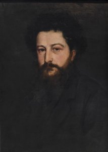 Porträt von William Morris in seinen Dreißigern von Charles Fairfax Murray von Charles Fairfax Murray