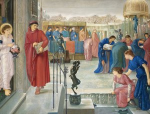 Der heilige Theophilus und der Engel von Charles Fairfax Murray