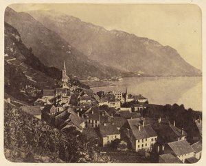 Stadt am Ufer von Charles Fortunat Paul Casimir Perier