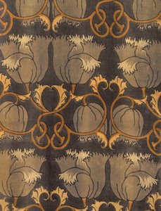 Mohnblumen, hergestellt von G.P. & J Baker (Detail) von Charles Francis Annesley Voysey