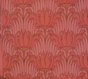 Tapete entworfen von Voysey, viktorianisch von Charles Francis Annesley Voysey