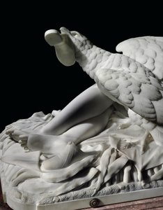 Lebensgroße Figur von Rhodopis auf einem Sockel von Charles Francis Fuller