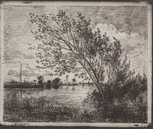 Ein Haufen Erlen von Charles Francois Daubigny