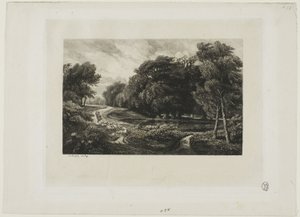 Nahender Sturm von Charles Francois Daubigny