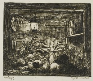 Nacht auf dem Boot von Charles Francois Daubigny