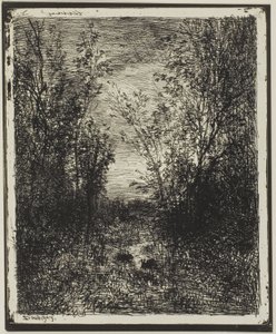 Bach in der Lichtung von Charles Francois Daubigny
