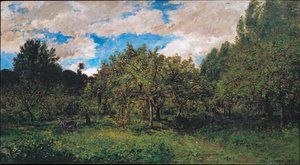 Französischer Obstgarten zur Erntezeit