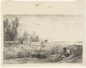 Heuernte von Charles Francois Daubigny