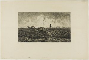 Der Regenschauer von Charles Francois Daubigny