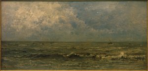 Das Meer, graues Wetter von Charles Francois Daubigny