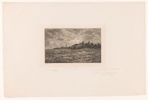 Landschaft mit weidendem Vieh und Kaninchen