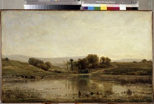 Der Teich von Charles Francois Daubigny