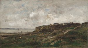 Ebbe bei Villerville, Frankreich