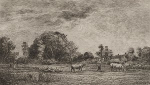 Mondaufgang von Charles Francois Daubigny