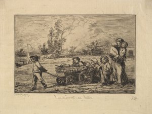 Einsteigen ins Boot, 1861