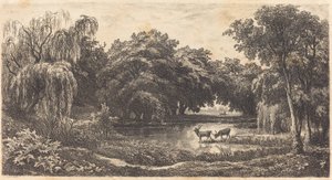 Teich mit Hirschen (La Mare aux cerfs)