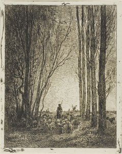 Rückkehr der Herde von Charles Francois Daubigny