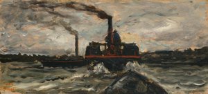 Flussboot von Charles Francois Daubigny